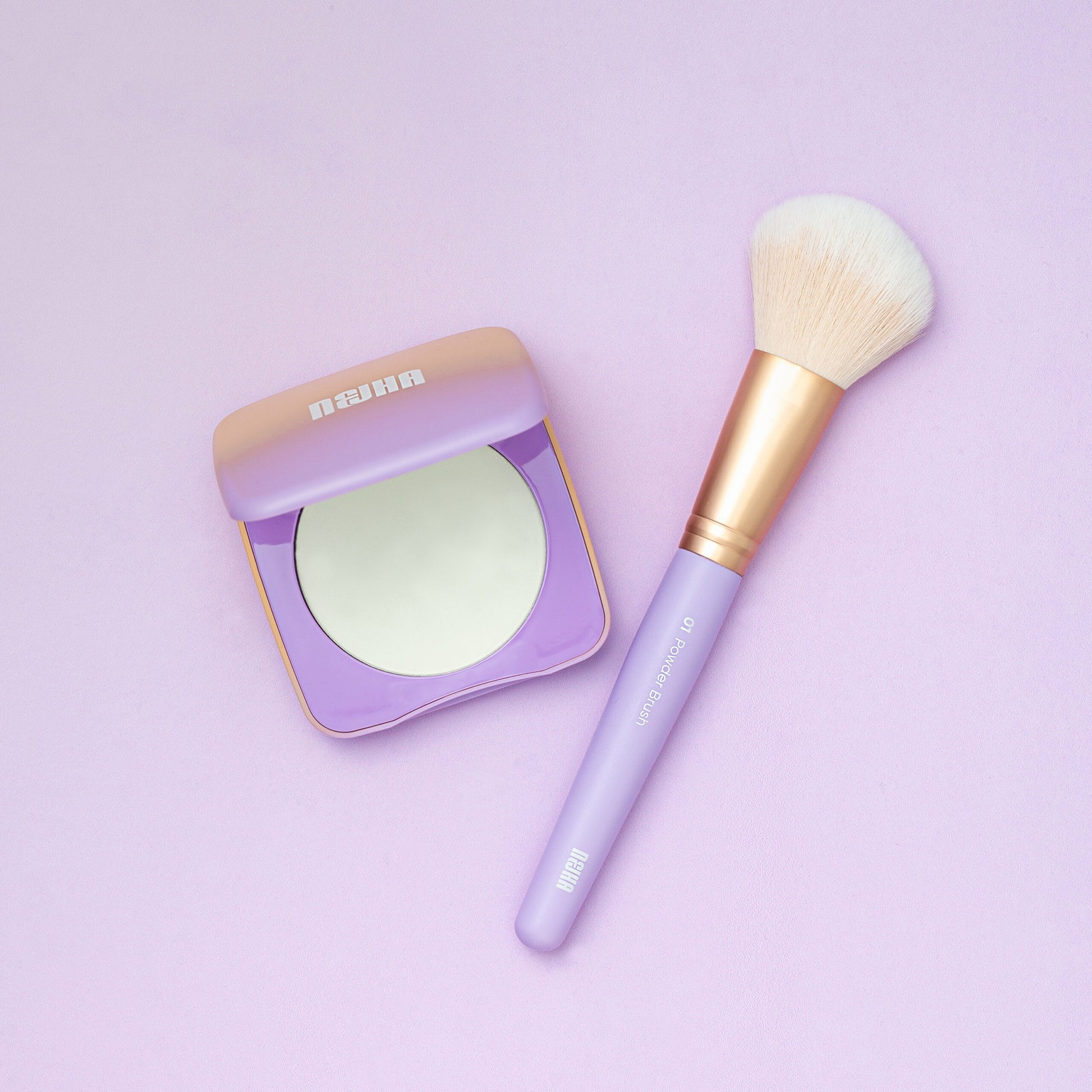 Nejha 02 Round Foundation Brush – Pennello Fondotinta Tondo - Jasmine Parfums- [ean]