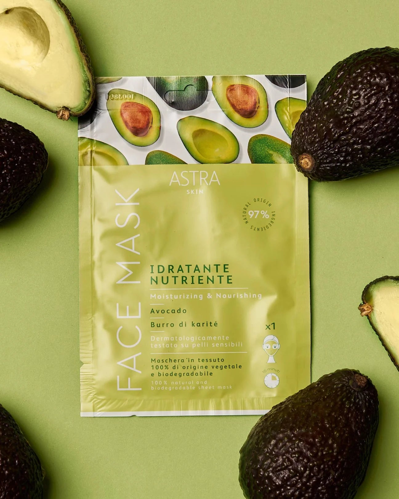 Astra Skin Face Mask Idratante Nutriente - Jasmine Parfums- [ean]