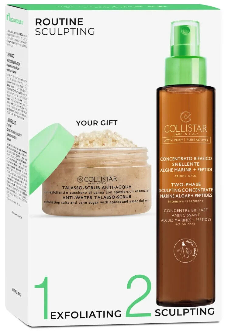 Collistar Cofanetto Routine Sculpting Talasso Scrub Anti Acqua + Concentrato Bifasico Snellente - Jasmine Parfums- [ean]
