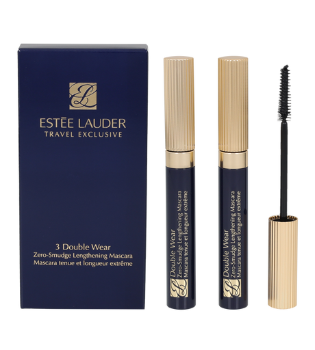 Estée Lauder Mascara Black 3 Double Wear Travel Retail Trio - Jasmine Parfums- [ean]