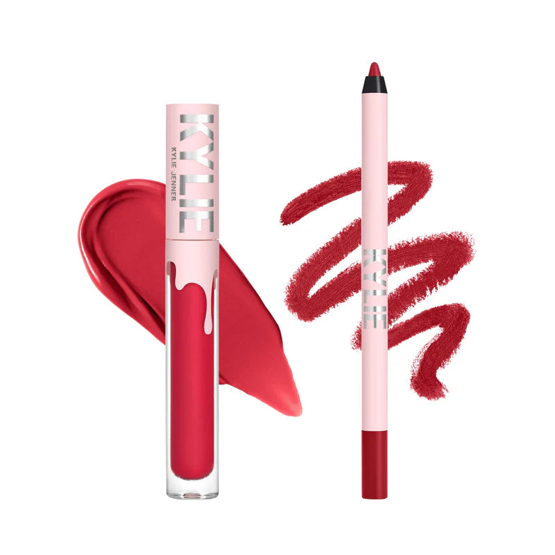 Kylie Jenner Matte Liquid Lipstick & Lip Liner -  Lip Kit - Jasmine Parfums- [ean]