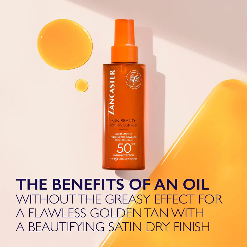 Lancaster Sun Beauty Fast Tan Optimizer Satin Dry Oil SPF30 - Jasmine Parfums- [ean]