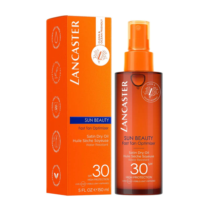 Lancaster Sun Beauty Fast Tan Optimizer Satin Dry Oil SPF30 - Jasmine Parfums- [ean]