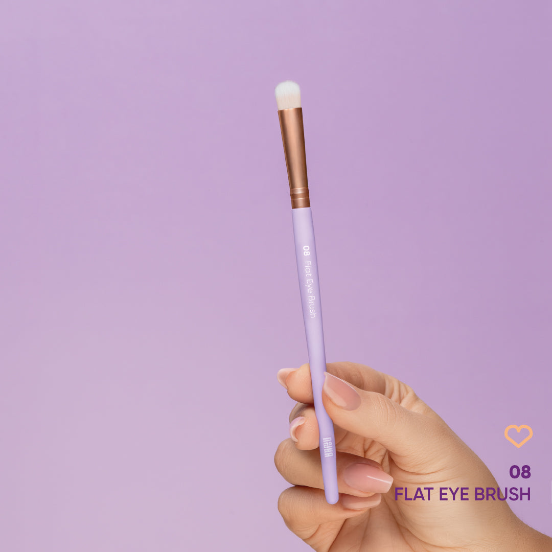 Nejha 08 Flat Eye Brush – Pennello Occhi Piatto - Jasmine Parfums- [ean]