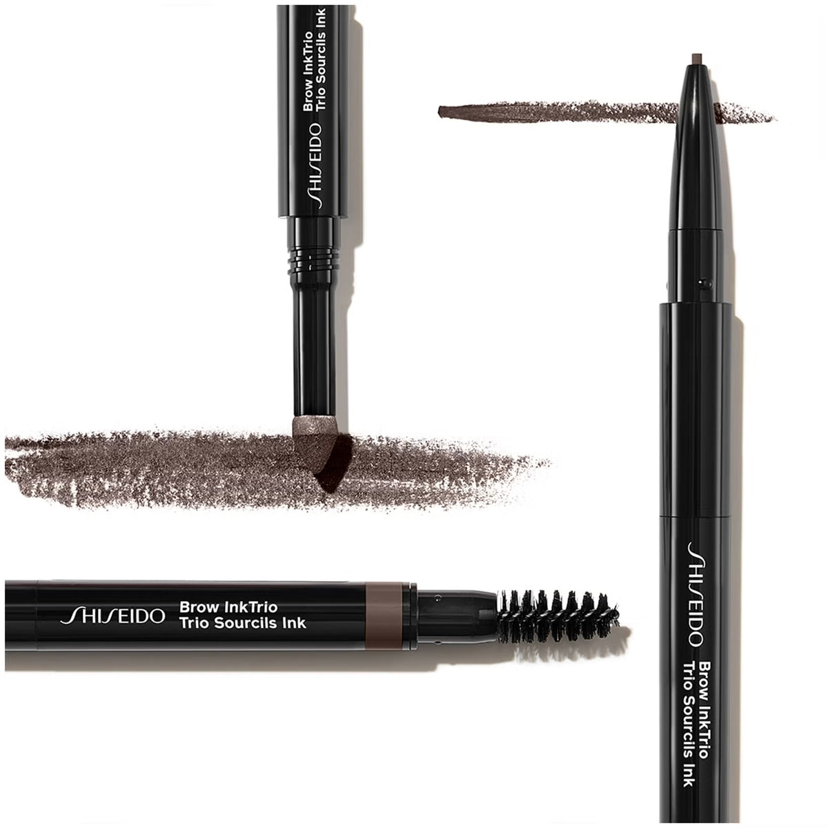 Shiseido Brow InkTrio Matita, Polvere e Pettinino Sopracciglia