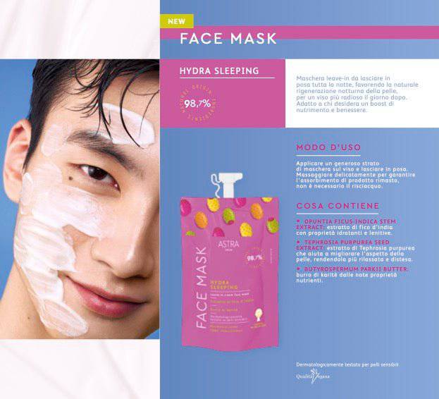 Astra Skin Face Mask Hydra Sleeping - Jasmine Parfums- [ean]