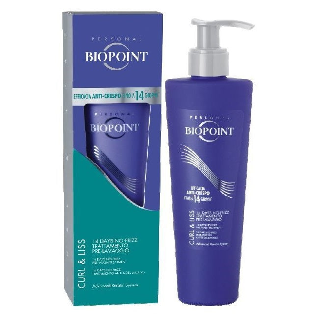 Biopoint Curl & Liss No-Frizz Pre-Shampoo 14 Days No - Frizz - Jasmine Parfums- [ean]