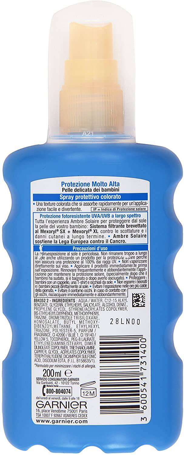Garnier Ambre Solaire Kids Spray Colorato IP 50+ - Jasmine Parfums- [ean]