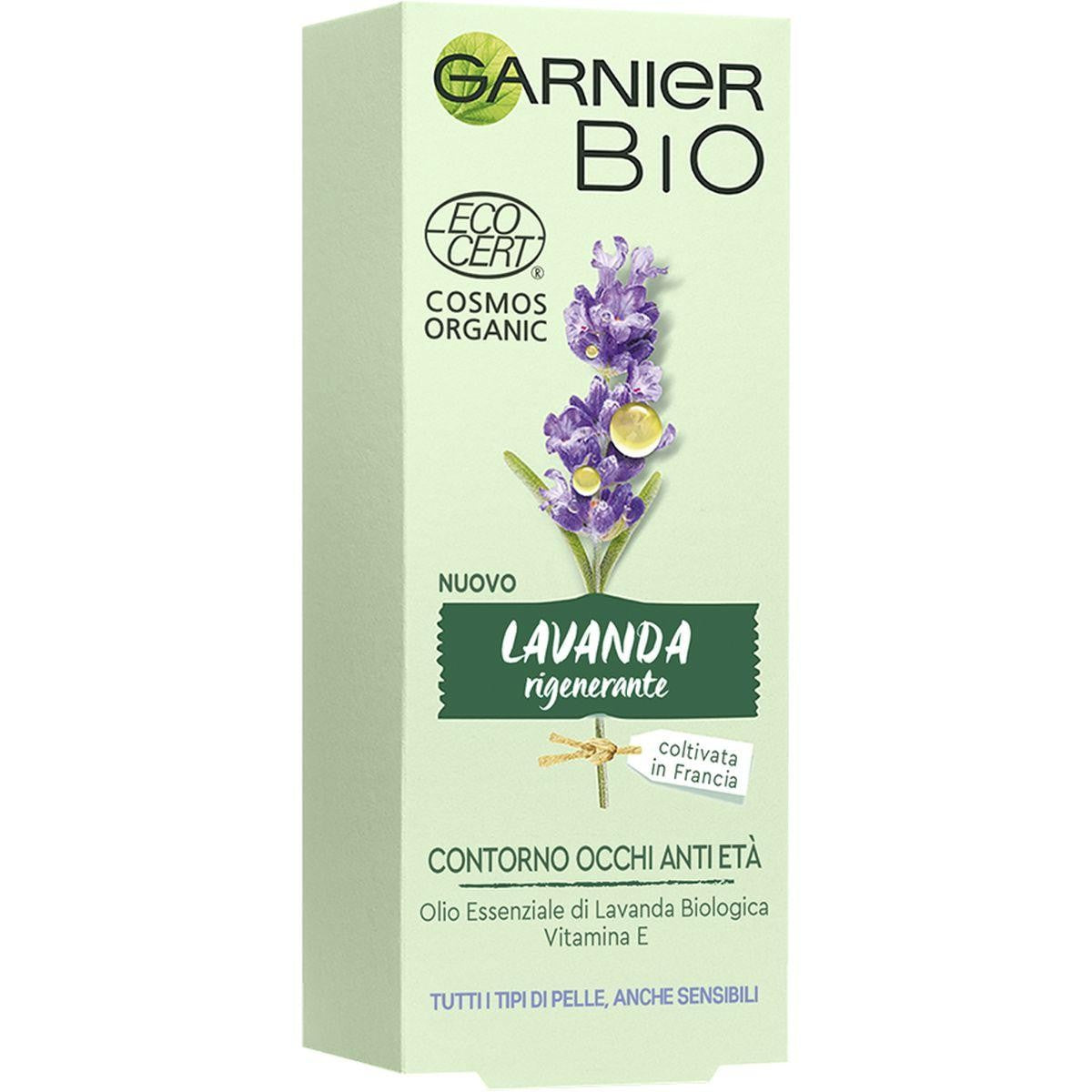 Garnier Bio Crema Controrno Occhi Lavanda Rigenerante, 15 ml - Jasmine Parfums- [ean]
