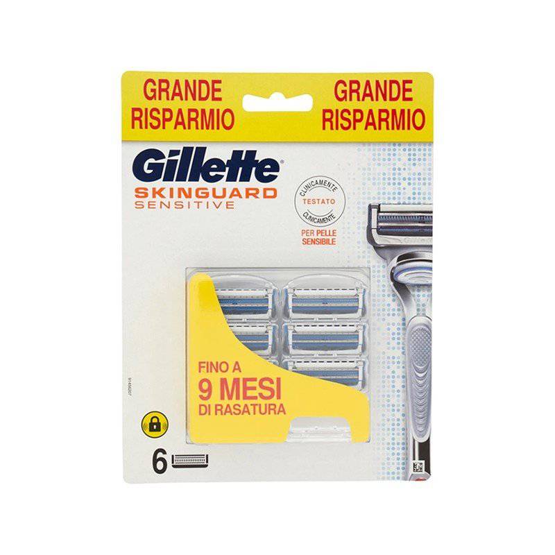 Gillette Skinguard Sensitive 6 testine ricambio - Jasmine Parfums- [ean]