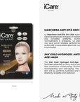 Icare Milano Maschera Anti Età Oro 24k Hydrogel Illuminante Idratante - Jasmine Parfums- [ean]