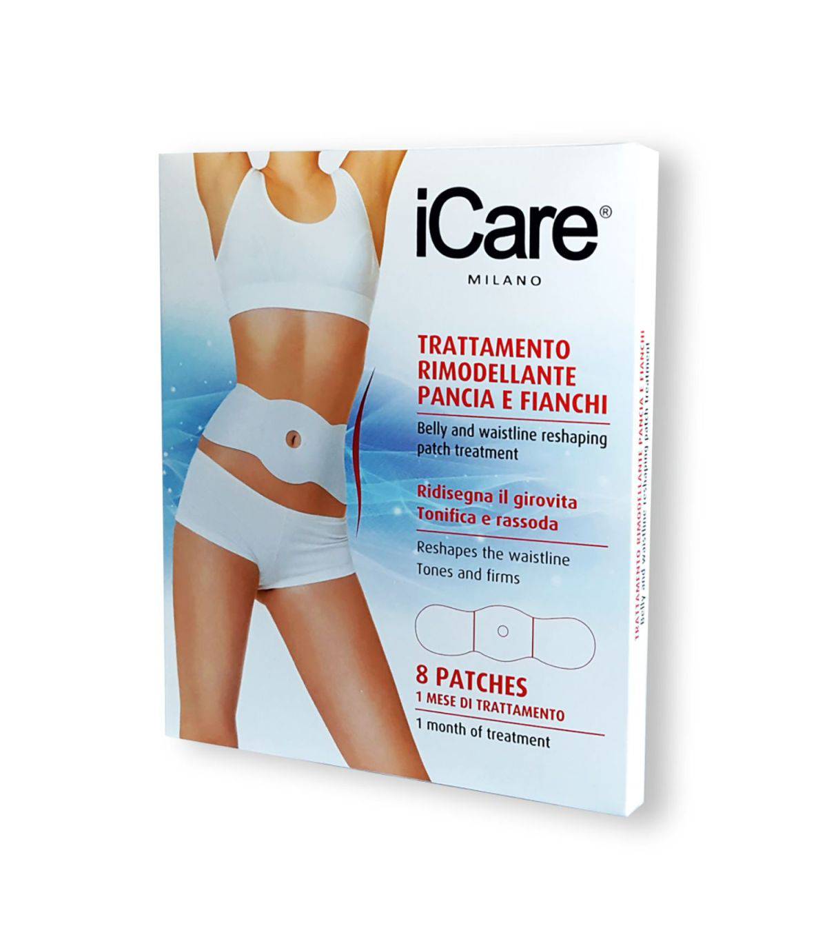 iCare Trattamento Rimodellante Pancia e Fianchi 8 bustine - Jasmine Parfums- [ean]