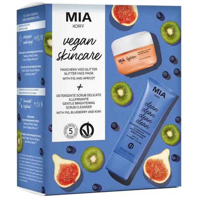 Korff Vegan Skincare Maschera Viso Glitter + Detergente Scrub Delicato - Jasmine Parfums- [ean]
