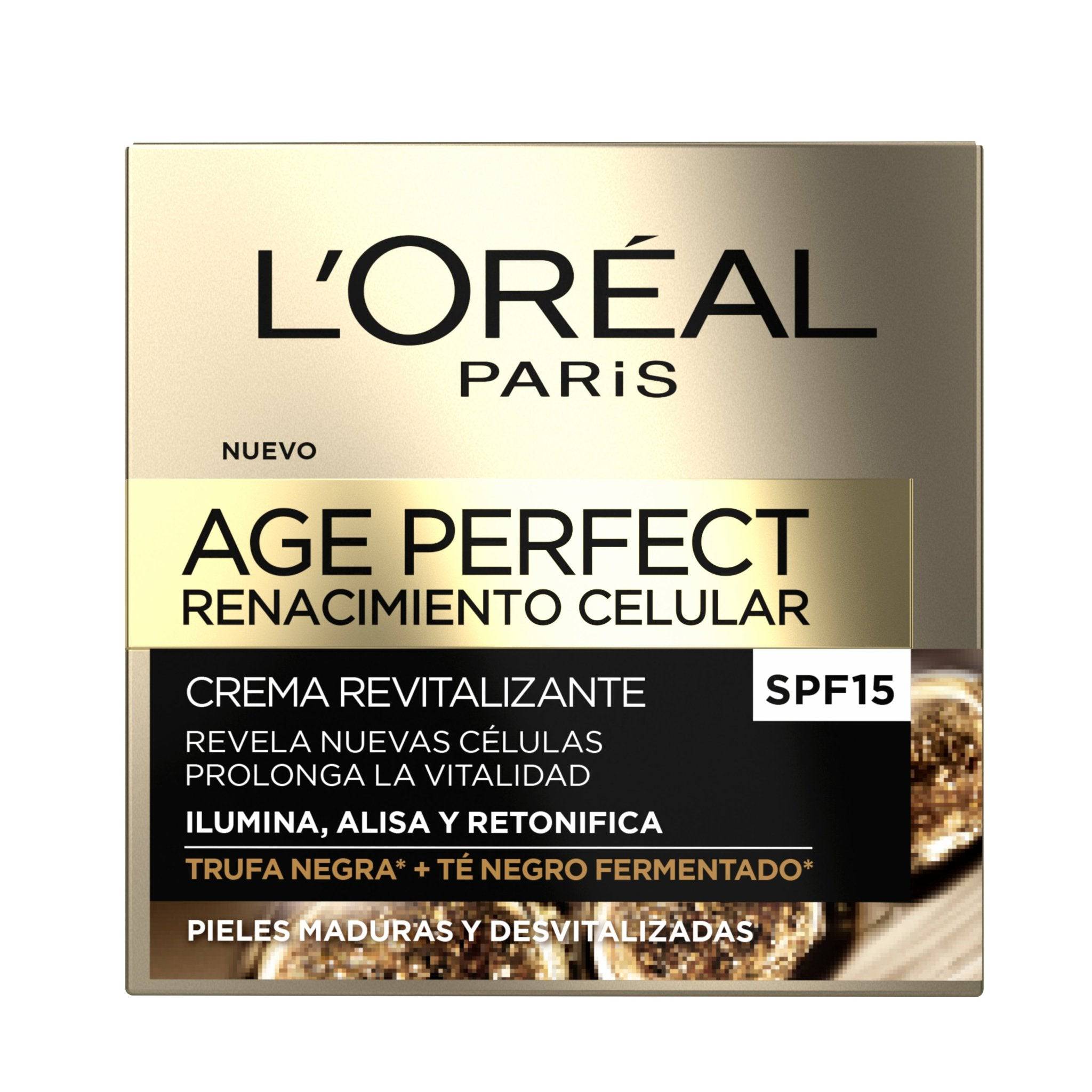 L&#39;Oréal Paris - Crema Revitalizante SPF15 Age Perfect - Jasmine Parfums- [ean]