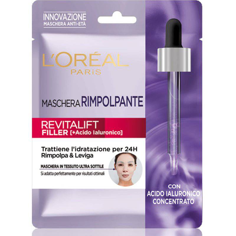 L'Oréal Revitalift Filler - Maschera Rimpolpante In Tessuto Con Acido Ialuronico - Jasmine Parfums- [ean]