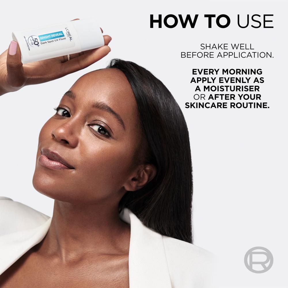 L'Oréal Bright Reveal Fluido UV Anti-Macchie SPF50+ Niacinamide + LHA - Jasmine Parfums- [ean]