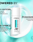 L'Oréal Bright Reveal Fluido UV Anti-Macchie SPF50+ Niacinamide + LHA - Jasmine Parfums- [ean]