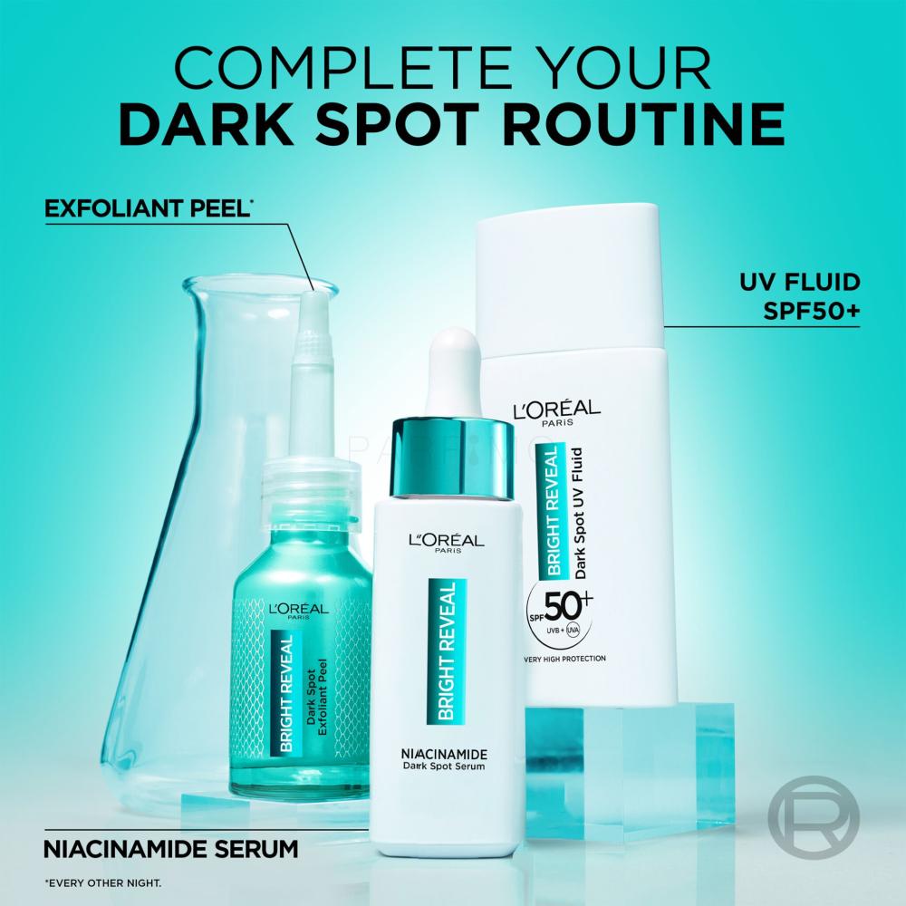 L&#39;Oréal Bright Reveal Fluido UV Anti-Macchie SPF50+ Niacinamide + LHA - Jasmine Parfums- [ean]