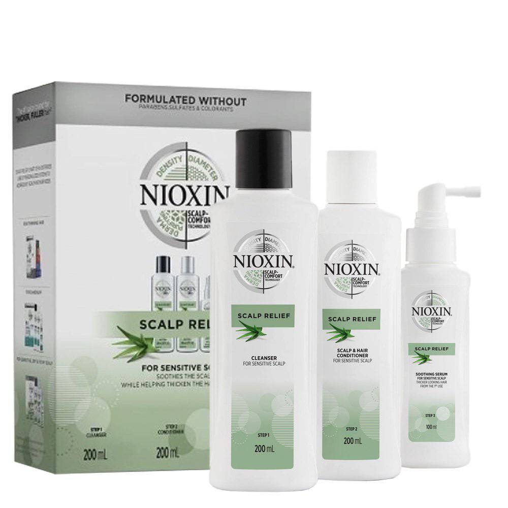 Nioxin Scalp Relief Kit 200ml+200ml +100ml - Jasmine Parfums- [ean]