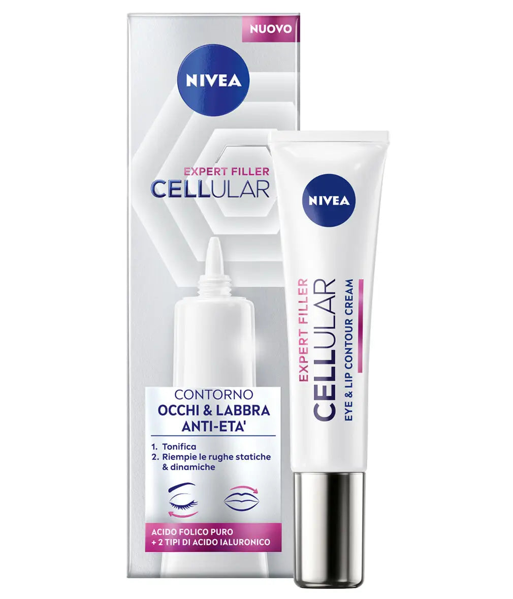 Nivea Cellular Expert Filler Rassodante Contorno Occhi e Labbra Anti-Rughe - Jasmine Parfums- [ean]