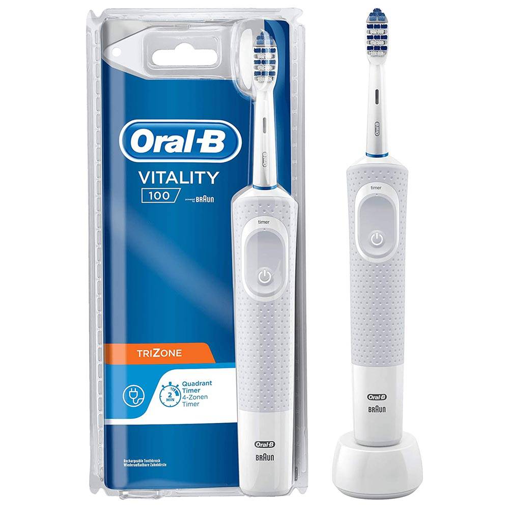 Spazzolino Elettrico Oral-B Vitality 100 TriZone Ricaricabile Con Timer - Jasmine Parfums- [ean]
