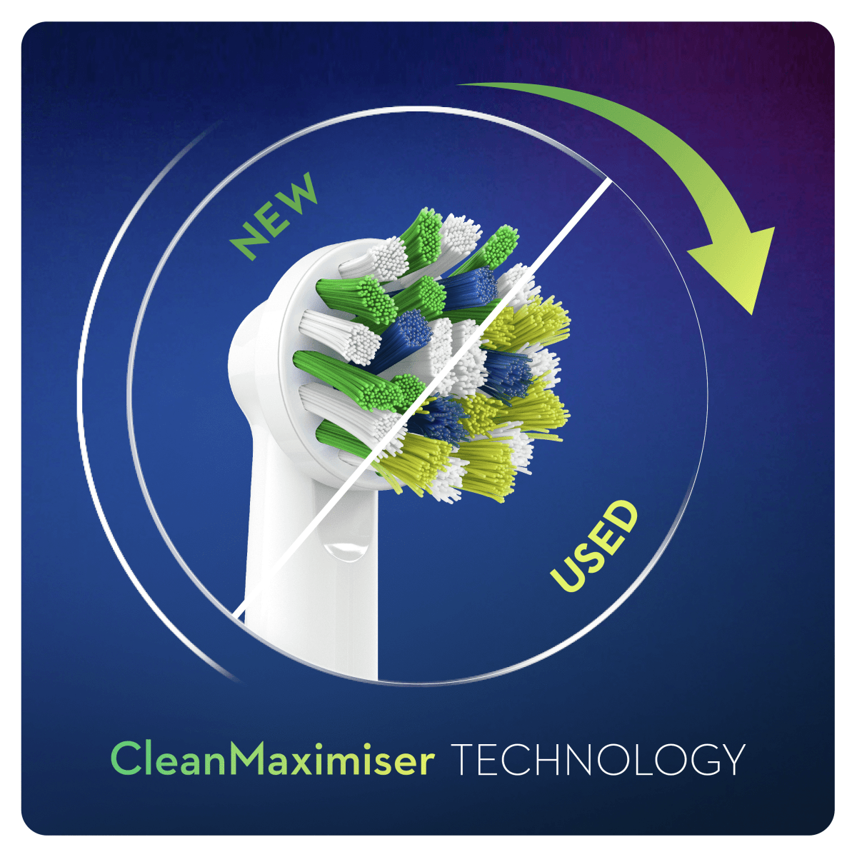 Oral-B CrossAction Testine Di Ricambio Con Tecnologia CleanMaximiser - Jasmine Parfums- [ean]