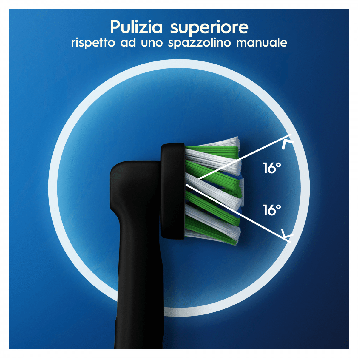 Oral-B Testine Cross Action Nere, Confezione da 4 Pezzi - Jasmine Parfums- [ean]