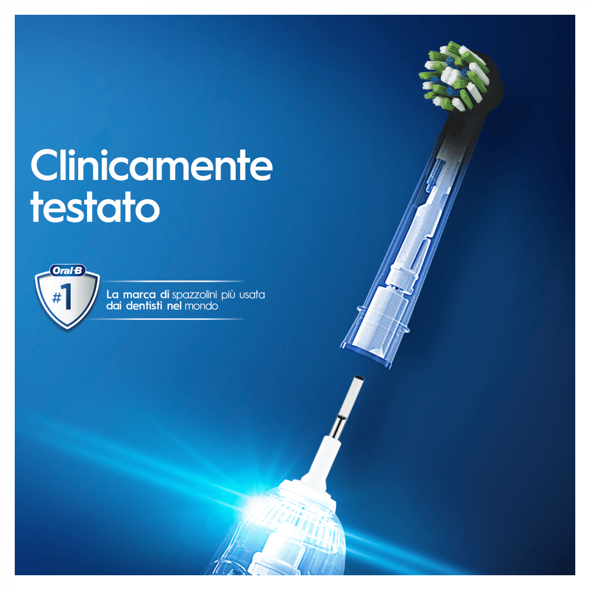 Oral-B Testine Cross Action Nere, Confezione da 4 Pezzi - Jasmine Parfums- [ean]