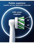 Oral-B Pro Cross Action Testine di Ricambio Bianche 4 - Jasmine Parfums- [ean]