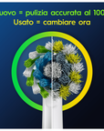 Oral-B Pro Cross Action Testine di Ricambio Bianche 4 - Jasmine Parfums- [ean]