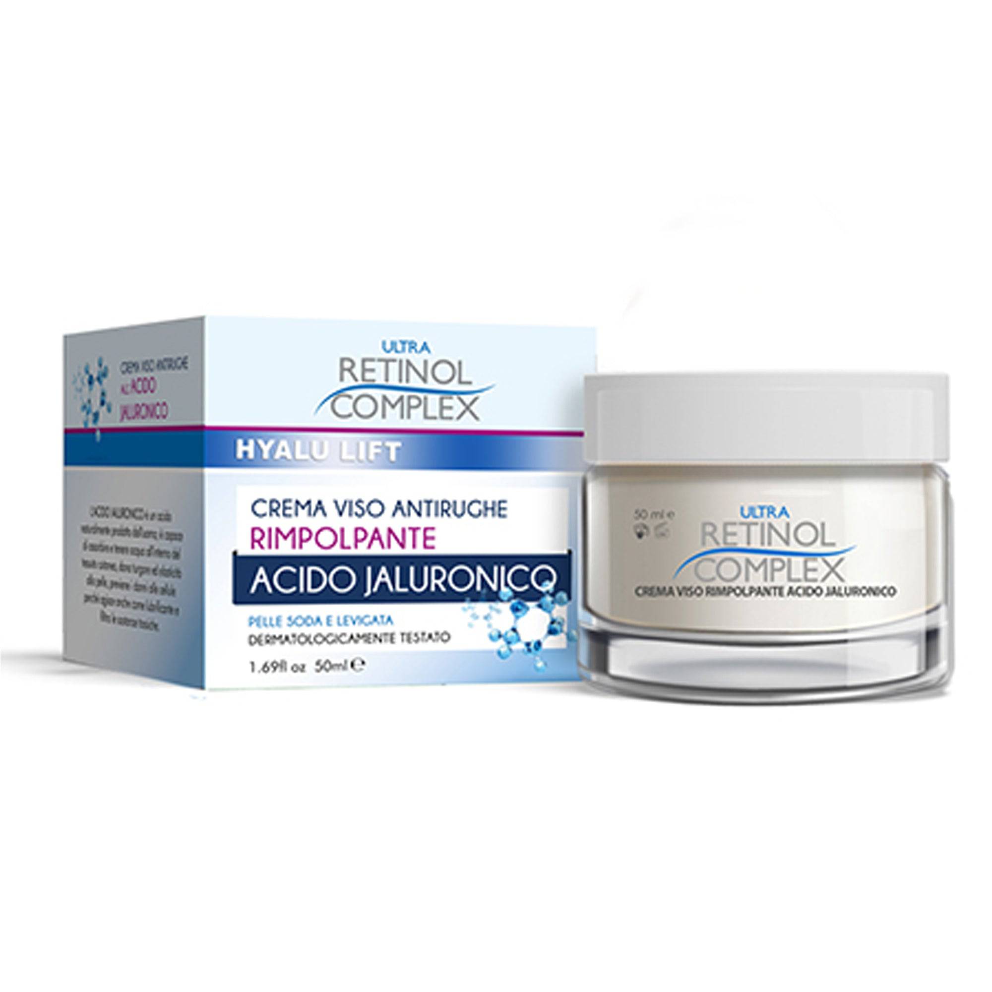 Ultra Retinol Complex Crema Viso Rimpolpante Acido Jaluronico - Jasmine Parfums- [ean]