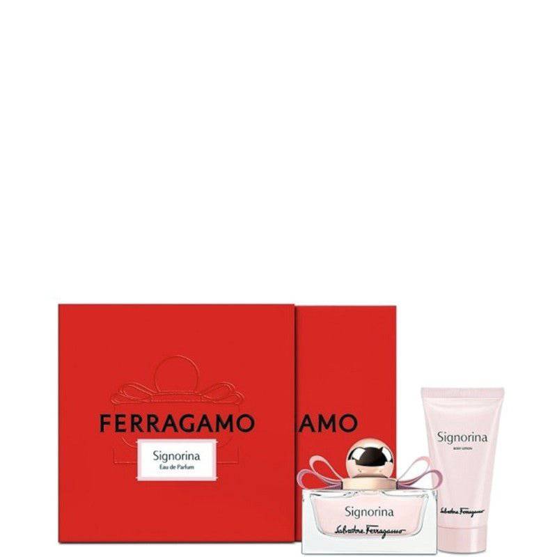 Salvatore Ferragamo Cofanetto Signorina Eau De Parfum 50ml con Body Lotion 50ml - Jasmine Parfums- [ean]