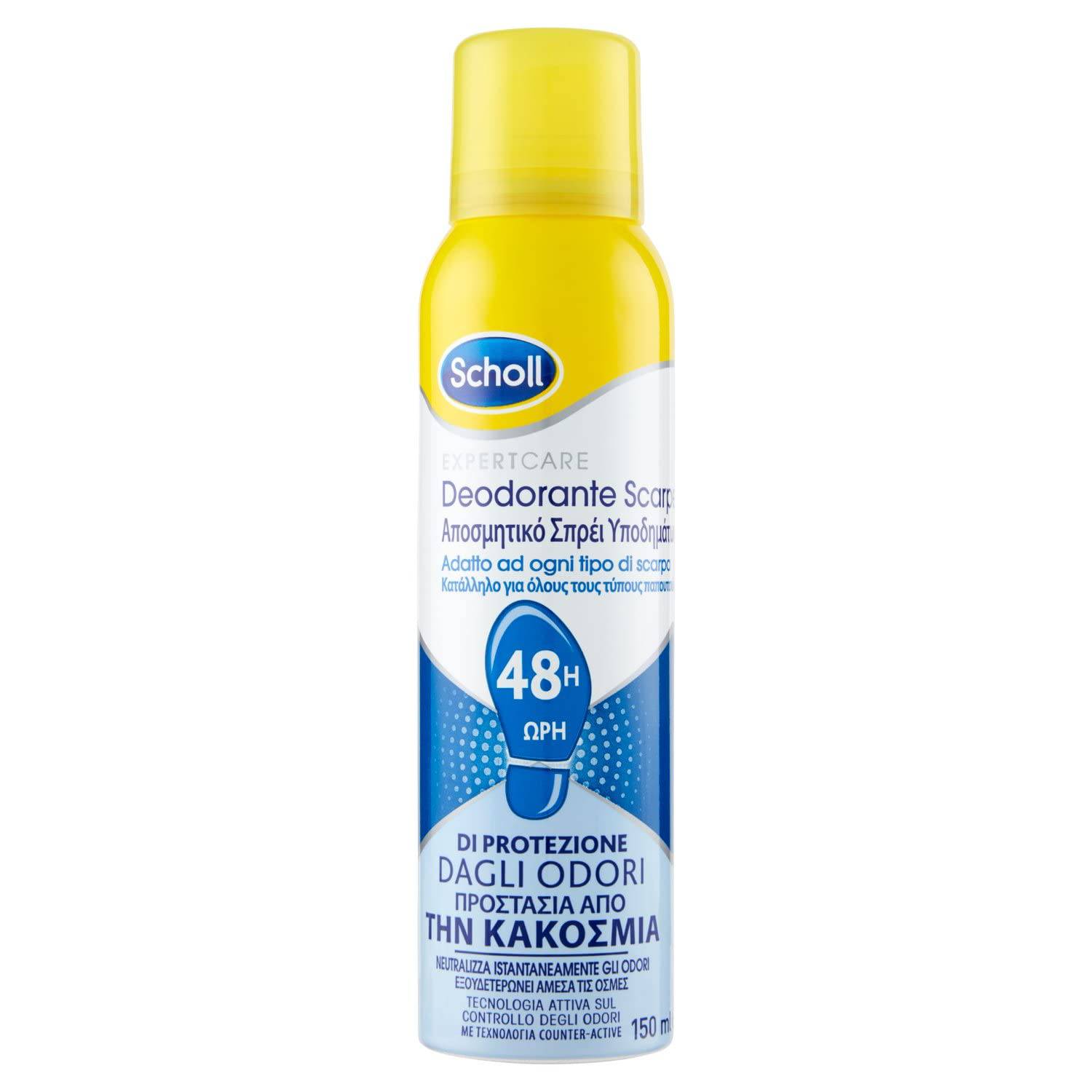 Scholl Deodorante Spray per Scarpe, 48h di Protezione Dagli Odori - Jasmine Parfums- [ean]