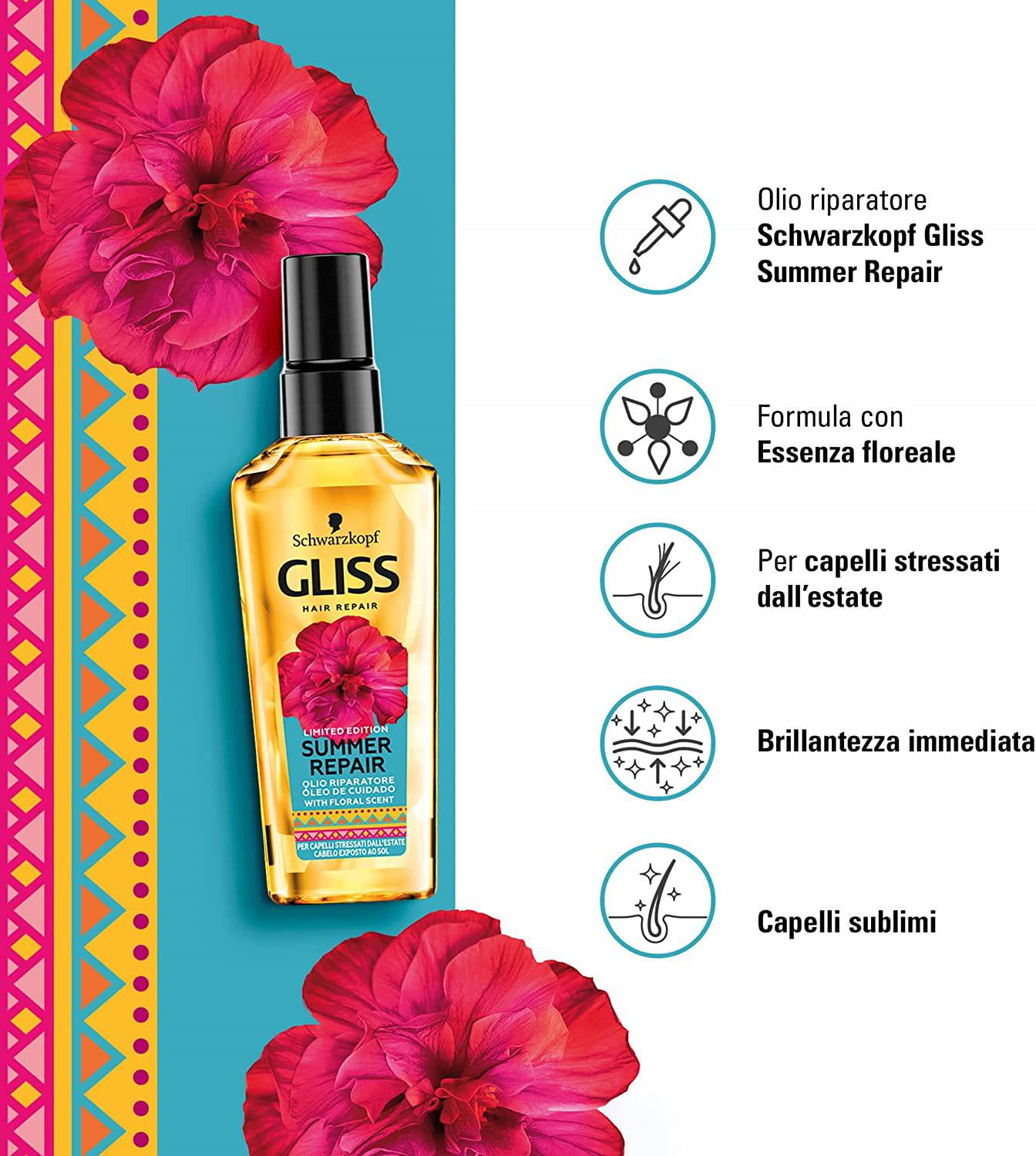 Schwarzkopf Gliss Olio Riparatore Summer Repair - Jasmine Parfums- [ean]