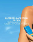 Shiseido Clear Suncere Stick Solaire Trasparent SPF50+ - Jasmine Parfums- [ean]
