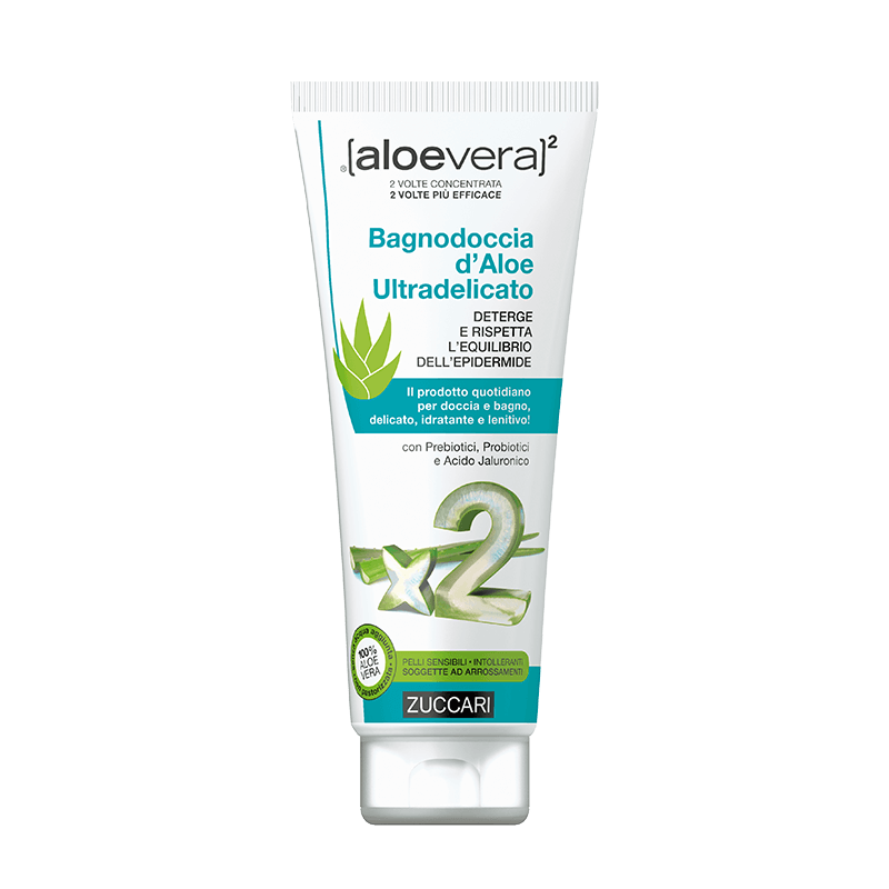 Zuccari AloeVera 2 Bagno Doccia D'Aloe Ultra Delicato Detergente 250 ml - Jasmine Parfums- [ean]